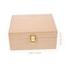 Cabilock 1pc Wooden Jewelry Storage Box High-grade Elegant Packing Container for and Accessories for Weddings and Special Occasions view 2