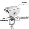 Eapele Heavy Bag Hangers Brackets for Wood Beam, Come with Heavy Bag Swivel Chain view 2