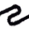 ZUCKER Marabou Feather Boas - Fluffy Costume Accessories, for Halloween Party, Carnival, Crafts, Dancing - Black - 3-Pack view 3