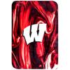 College Covers Everything Comfy Wisconsin Badgers Color Swept Soft Throw Blanket, 42" x 60" view 1