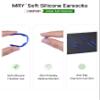 Mryok 2 Pair Replacement Earsocks Kits for Oakley Mainlink OO9264 / Mainlink XL OO9264 / Mainlink MNP OX8128 - Blue & Black view 4