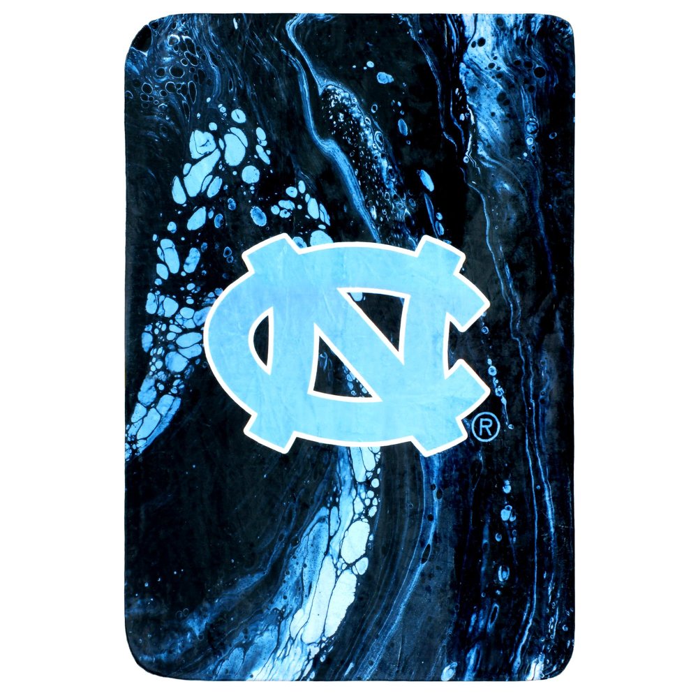 College Covers Everything Comfy North Carolina Tar Heels Color Swept Soft Throw Blanket, 42" x 60"