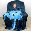 College Covers Everything Comfy North Carolina Tar Heels Color Swept Soft Throw Blanket, 42" x 60" view 3