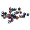 Mopflies.com Slotted Tungsten Beads (Metallic Rainbow, 3.3mm) -100 Count view 1