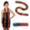 ZUCKER Marabou Feather Boas - Fluffy Costume Accessories, for Halloween Party, Carnival, Crafts, Dancing - Rainbow - 3-Pack view 1