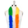 ZUCKER Marabou Feather Boas - Fluffy Costume Accessories, for Halloween Party, Carnival, Crafts, Dancing - Rainbow - 3-Pack view 2