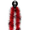 ZUCKER Marabou Feather Boas - Fluffy Costume Accessories, for Halloween Party, Carnival, Crafts, Dancing - Red/Black - 3-Pack view 4