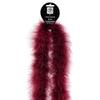 ZUCKER Marabou Feather Boas - Fluffy Costume Accessories, for Halloween Party, Carnival, Crafts, Dancing - Burgundy - 3-Pack view 4