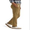 Lee Men's Extreme Motion Flat Front Regular Straight Pant Bronze 40W x 32L view 3