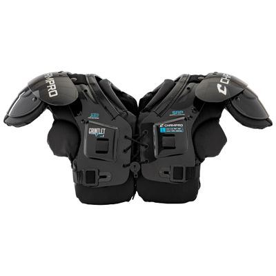 CHAMPRO Gauntlet 1 Football Shoulder Pad, Large,Black