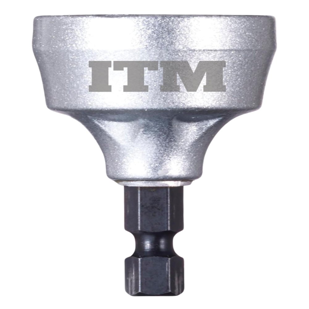 ITM Bar Champ Deburring Tool and External Chamfer Tool - Multipurpose M2 HSS Deburring Tool for Metal, Brass, Copper, & Fiberglass - Quick Release - Fits 1/8"-3/4"