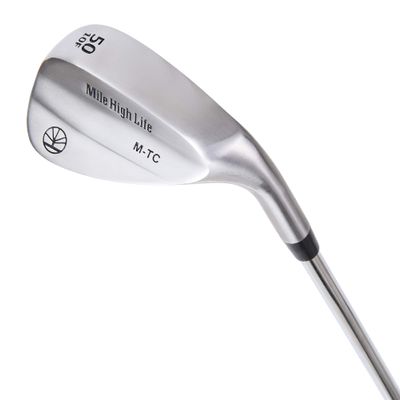 Mile High Life Golf Wedges | Entry Level Golf Sand Wedge Sets | Beginners Golf Gap Wedge Sets | Lob Wedge Golf Clubs for Men & Women (50 Degree Wedge Right Hand)