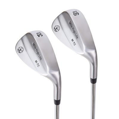 Mile High Life Golf Wedges | Entry Level Golf Sand Wedge Sets | Beginners Golf Gap Wedge Sets | Lob Wedge Golf Clubs for Men & Women (54/60 Degree Wedge Right Hand)