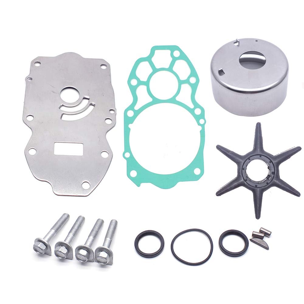 OVERSEE 6CE-W0078 Water Pump Impeller Repair Kit for Yamaha Outboard Motor 4T F225, F250, F300 6CE-W0078-00