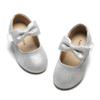 Felix & Flora Girl Silver Dress Shoes Size 10 Toddler Party School Wedding view 1