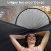 G4Free Large Camping Hammock with Mosquito Net 2 Person Pop-up Parachute Lightweight Hanging Hammocks Tree Straps Swing Hammock Bed for Outdoor Backpacking Backyard Hiking,One_size view 3