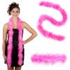 ZUCKER Marabou Feather Boas - Fluffy Costume Accessories, for Halloween Party, Carnival, Crafts, Dancing - Pink Mix - 3-Pack view 1