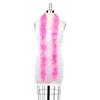 ZUCKER Marabou Feather Boas - Fluffy Costume Accessories, for Halloween Party, Carnival, Crafts, Dancing - Pink Mix - 3-Pack view 2