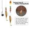 Dovesun Soft Rubber Fishing Beads - Round 0.31in (250pcs) with Tackle-Box - 7 Colors view 4