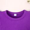 LYSMuch Toddler Baby Girls Ruffle Sleeve Shirt Plain Solid Sleeveless Tshirt Top Blouse Kids Casual Clothes(Dark Purple, 5-6X) view 4