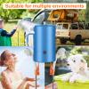 B. TAWD Portable Camping Shower,USB Charging, Built-in 4400mAh,Outdoor Camping Shower Pump+Camping 20L Folding Bucket, self-Priming Pump Draws Water to The showerhead for Camping,Hiking, Beach,Travel view 2