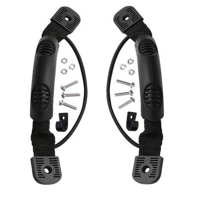 MOPHOEXII 2 or 4 Pack Kayak Carry Handles, Side Mount With Plastic Buckle, Heavy Duty Replacement Handles With Paddle Holders