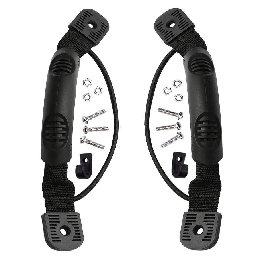 MOPHOEXII 2 or 4 Pack Kayak Carry Handles, Side Mount With Plastic Buckle, Heavy Duty Replacement Handles With Paddle Holders