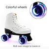 Nezylaf Light Up Roller Skate Wheels 8 Pack, 78A Hardness LED Skateboard Wheels with Premium ABEC-9 Bearings, Illuminating Roller Skate Accessories for Outdoor Indoor Quad Skates view 3