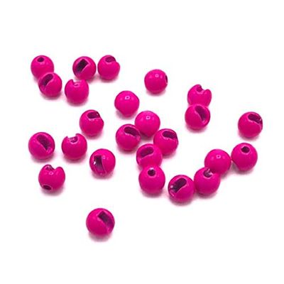 Mopflies.com Slotted Tungsten Beads (Pink, 3.3mm) -100 Count