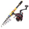 H/A ZYHYD New 1.8M-3.6M Carbon Spinning Fishing Rod Telescopic Rod + 12BB Fishing Reel Combination, Shore Throwing Fishing Reel + Bag Set Fishing Gear ZYHYD (Color : Rod+Reel, Size : 2.7 m) view 1