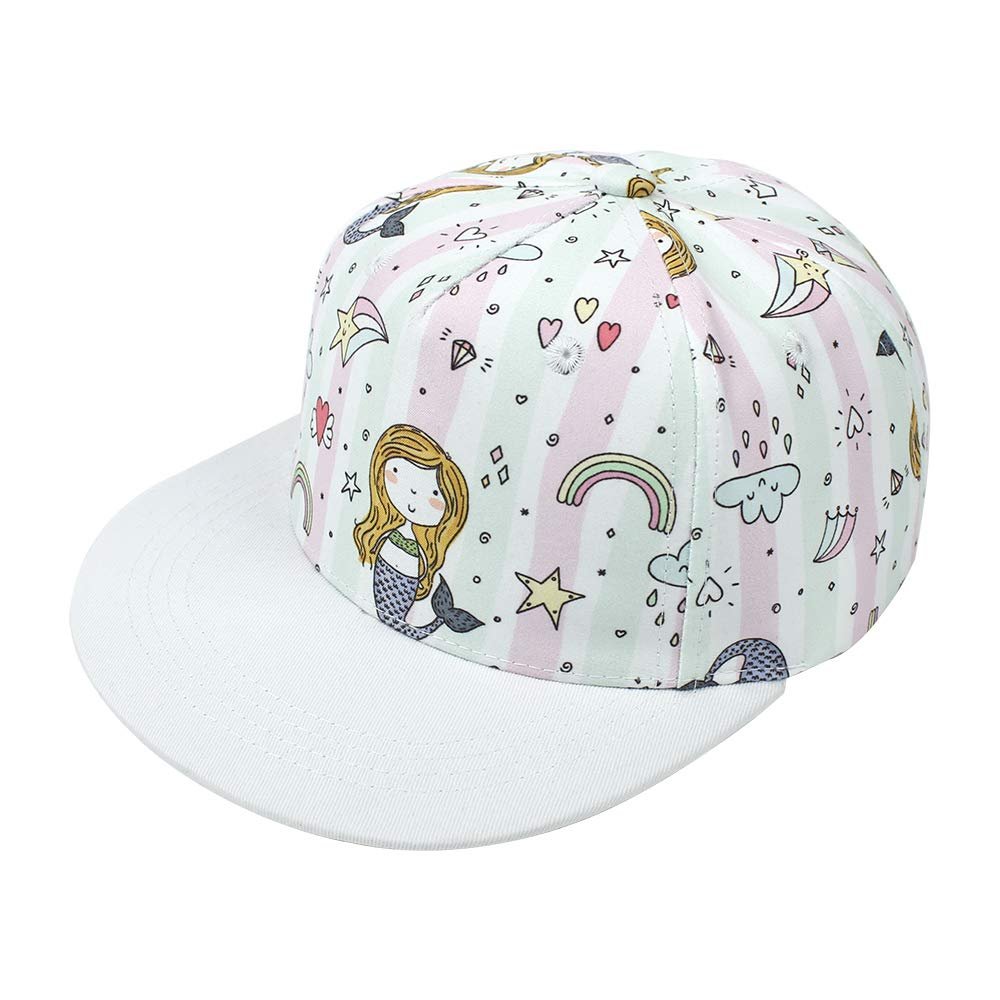 upeilxd Kids Baseball Cap Toddlers Hat with Adjustable Strap for Boys Girls Ages 2-8 (Pattern 8, 4-8 Years)