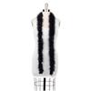 ZUCKER Marabou Feather Boas - Fluffy Costume Accessories, for Halloween Party, Carnival, Crafts, Dancing - Black/Silver Lurex - 3 Pack view 2