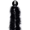 ZUCKER Marabou Feather Boas - Fluffy Costume Accessories, for Halloween Party, Carnival, Crafts, Dancing - Black/Silver Lurex - 3 Pack view 4