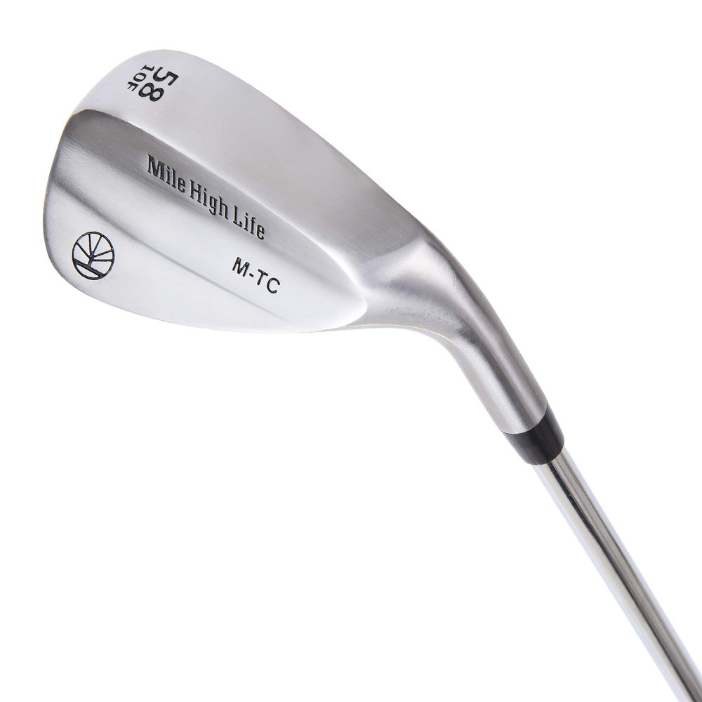 Mile High Life Golf Wedges | Entry Level Golf Sand Wedge Sets | Beginners Golf Gap Wedge Sets | Lob Wedge Golf Clubs for Men & Women (58 Degree Wedge Right Hand)