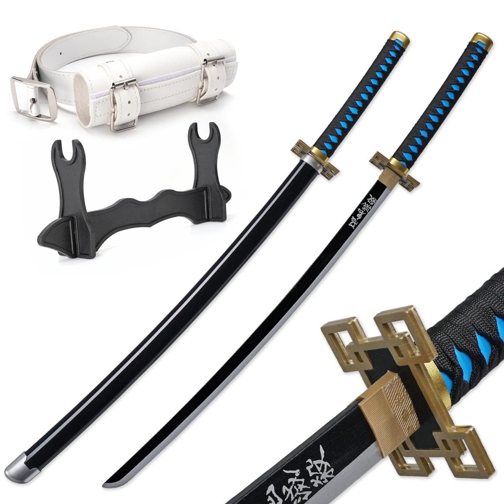Zisu Cosplay Prop, About 41 inches, Hashira Pillars & Protagonist Prop, Anime Original Texture (Gray-Muichirou)