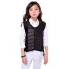UNISTRENGH Unisex Kids Equestrian Protective Vest EVA Padded Safety Horse Riding Protective Gear Body Protector Guard Shock Absorption Waistcoat (Black, CM) view 1