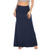 American Trends Womens Maxi Skirts Long Skirt for Women High Waist Maxi Dresses Navy Medium view 3