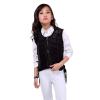 UNISTRENGH Unisex Kids Equestrian Protective Vest EVA Padded Safety Horse Riding Protective Gear Body Protector Guard Shock Absorption Waistcoat (Black, CL) view 3