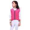 UNISTRENGH Unisex Kids Equestrian Protective Vest EVA Padded Safety Horse Riding Protective Gear Body Protector Guard Shock Absorption Waistcoat (Pink, CM) view 3