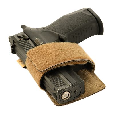 M-Tac Gun Holster for Concealed Carry - CCW Concealed Carry Holster for Men and Women - Cordura Pistol Holster for Fanny, Backpack, Vest (Coyote)