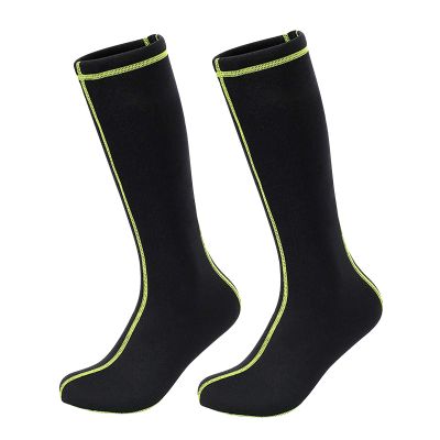 PURFUN Unisex Long Diving Socks - Anti-Slip Wetsuit Boots, Neoprene Knee Length, Flexible Warm Water Fin Socks, Water Shoes