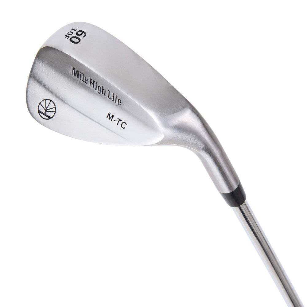 Mile High Life Golf Wedges | Entry Level Golf Sand Wedge Sets | Beginners Golf Gap Wedge Sets | Lob Wedge Golf Clubs for Men & Women (60 Degree Wedge Right Hand)