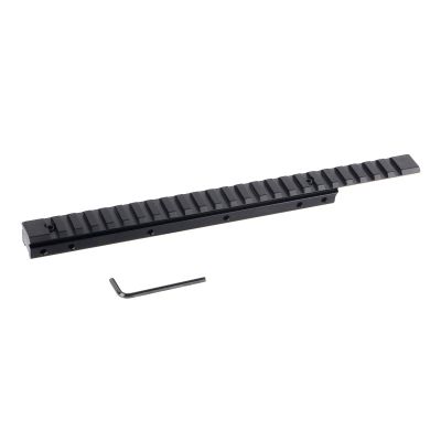 ToopMount Picatinny Rail Extra Long 24 Slots 11mm to 20mm Converter Dovetail Picatinny Adapter Aluminum Rail Lightweight, Standard Tactical 1913 Rails, for Scope Mount Base