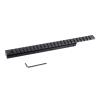 ToopMount Picatinny Rail Extra Long 24 Slots 11mm to 20mm Converter Dovetail Picatinny Adapter Aluminum Rail Lightweight, Standard Tactical 1913 Rails, for Scope Mount Base view 1