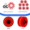 Nezylaf Light Up Roller Skate Wheels 8 Pack, 78A Hardness LED Skateboard Wheels with Premium ABEC-9 Bearings, Illuminating Roller Skate Accessories for Outdoor Indoor Quad Skates view 4