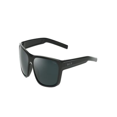 boll BS022005 Strix Rectangular Sunglasses, Black Shiny - TNS