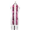 ZUCKER Marabou Feather Boas - Fluffy Costume Accessories, for Halloween Party, Carnival, Crafts, Dancing - Pink and Black - 3-Pack view 2