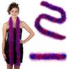 ZUCKER Marabou Feather Boas - Fluffy Costume Accessories, for Halloween Party, Carnival, Crafts, Dancing - Purple, Red and Purple - 3-Pack view 1
