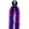 ZUCKER Marabou Feather Boas - Fluffy Costume Accessories, for Halloween Party, Carnival, Crafts, Dancing - Purple, Red and Purple - 3-Pack view 4