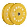 AMGYM Color Olympic Bumper Plate, Weights Plates, Bumper Weight Plate, Steel Insert, Strength Training(35lb Pair) view 1